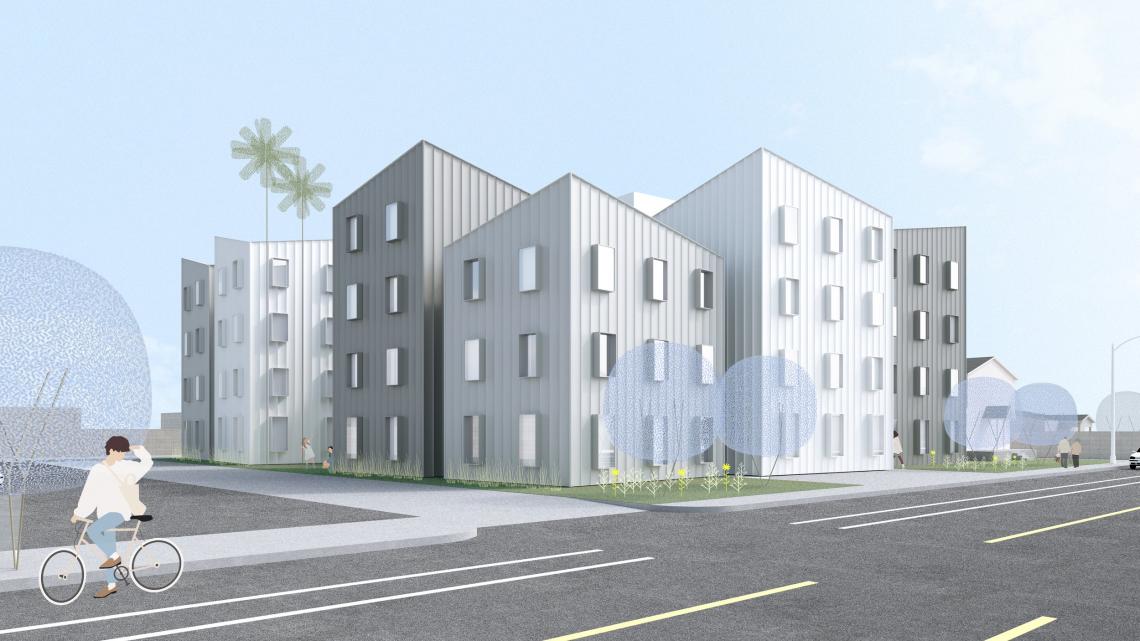 Renderings revealed: Modular supportive housing projects in